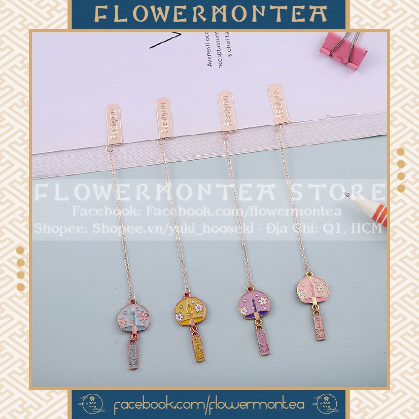 Thẻ Đánh Dấu Sách | Bookmark Dây Kim Loại - Chuông Gió 01