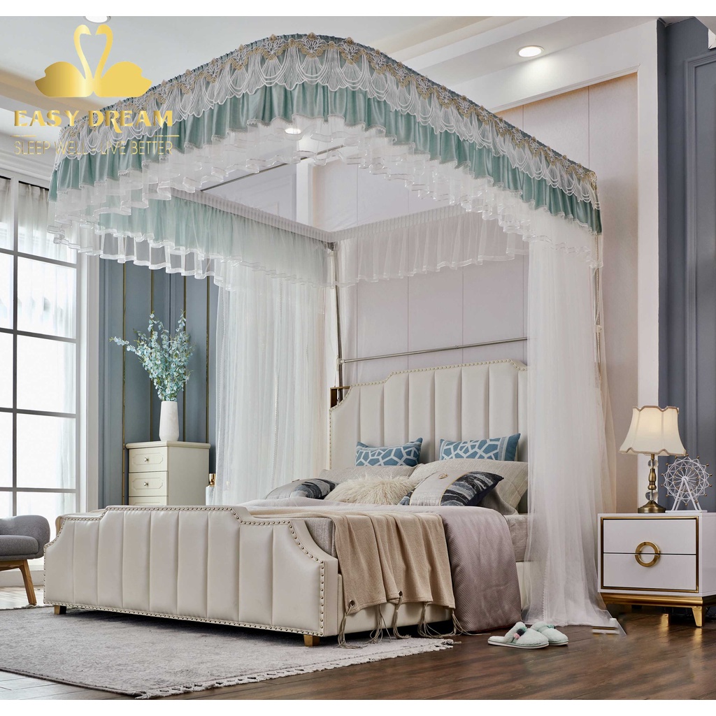 Màn khung không khoan tường kéo dây ròng rọc cao cấp Easy Dream