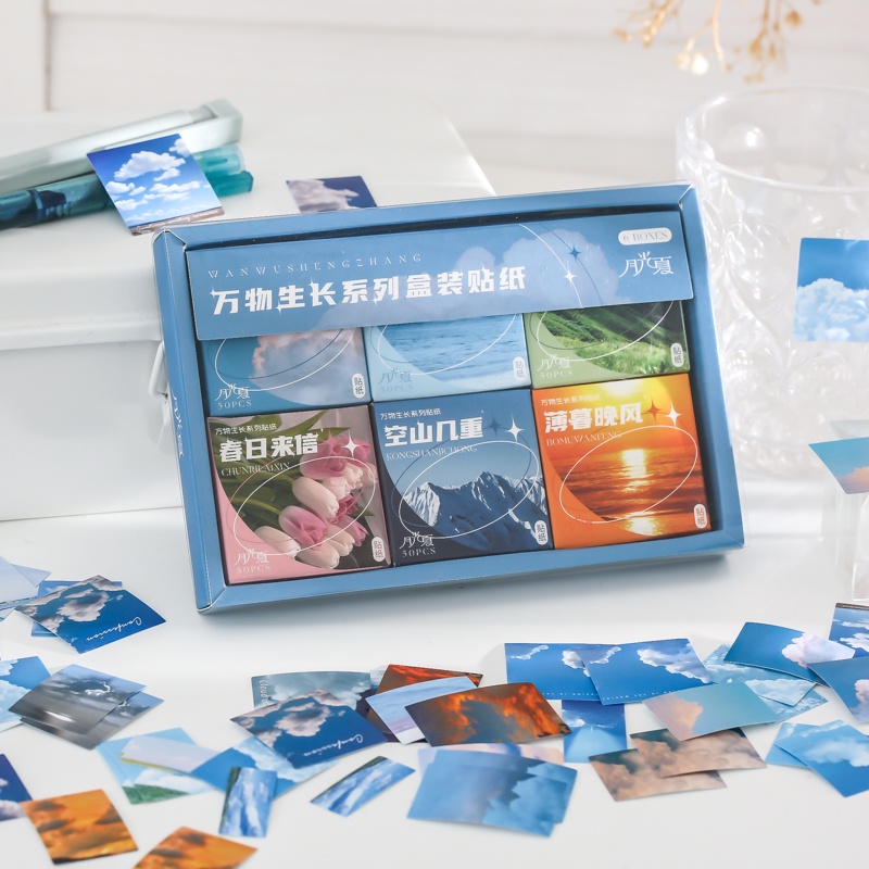 Bộ 300 Miếng Dán Trang Trí Sổ Tay/ Album Ảnh Độc Đáo DIY