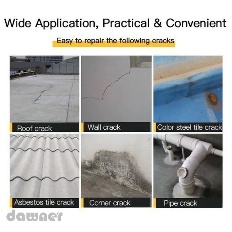 700ML Sửa chữa con dấu rò rỉ Xịt chống thấm Sửa chữa con dấu rò rỉ Xịt chống rò rỉ Dừng chất bịt kín Gutter Mái nhà