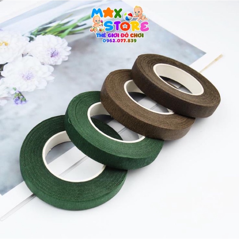 Nguyên Liệu Handmade - Cuộn Băng Keo Sáp Quấn Cành Quấn Thân Cây