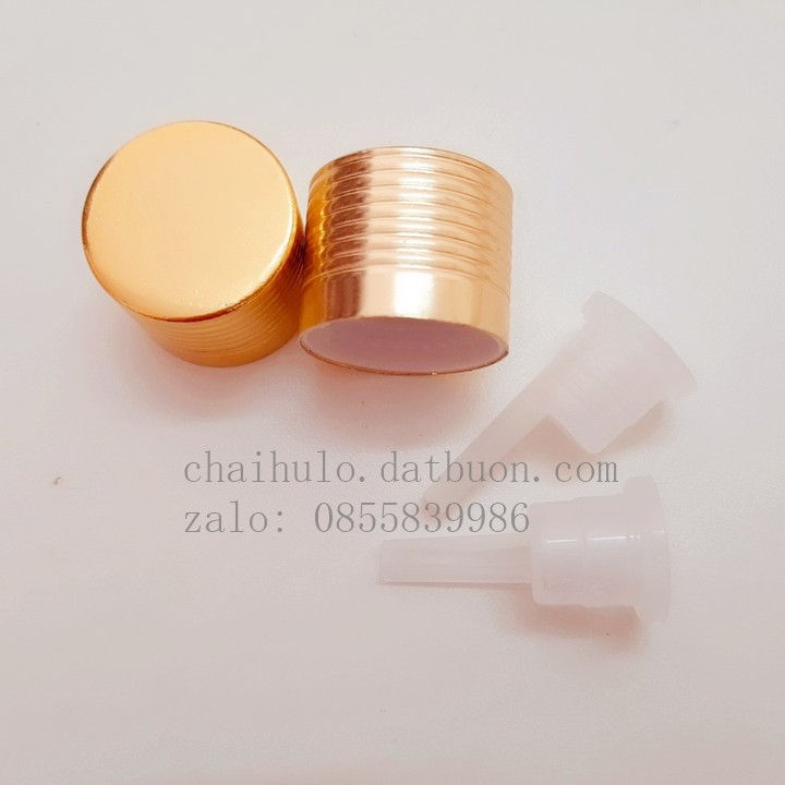 Chai lọ đựng tinh dầu nhỏ giọt 10ml, thủy tinh màu xanh lá nắp nhôm vàng  {sỉ từ 3k}