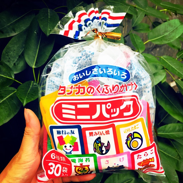 Gia vị rắc cơm gói to 30 gói(30 gói nhỏ bên trong) Nhật date mới