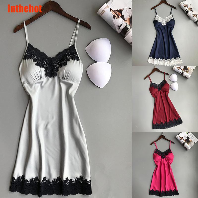 Đầm Ngủ Phối Ren Quyến Rũ Cho Nữ