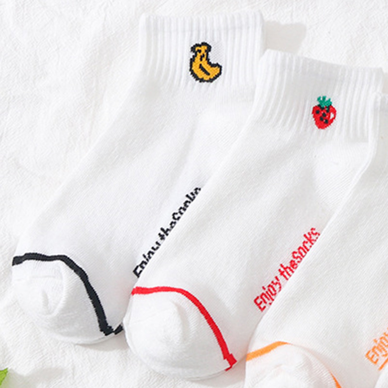 Tất Cotton Ngắn In Chữ Phong Cách Hàn Quốc Cho Nữ | BigBuy360 - bigbuy360.vn