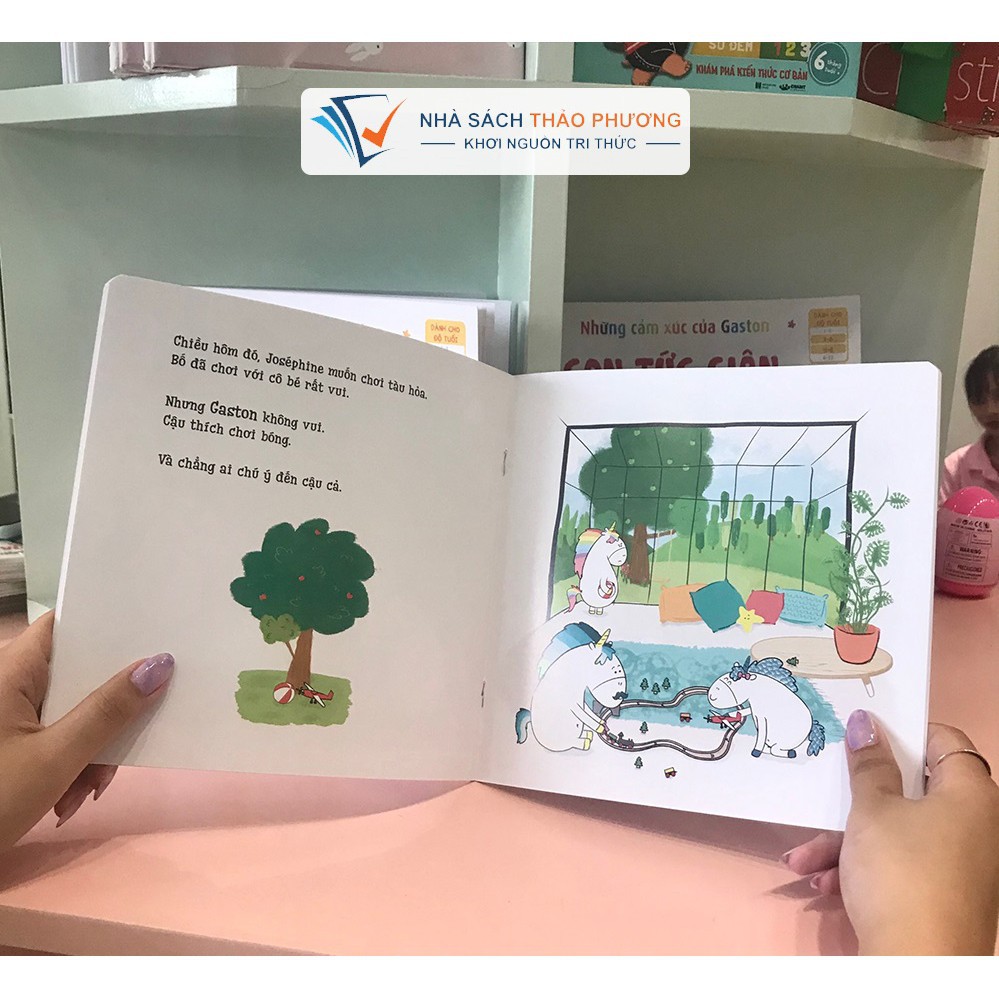 Sách Ehon thông minh cảm xúc -  Những cảm xúc của Gaston: Con tức giận
