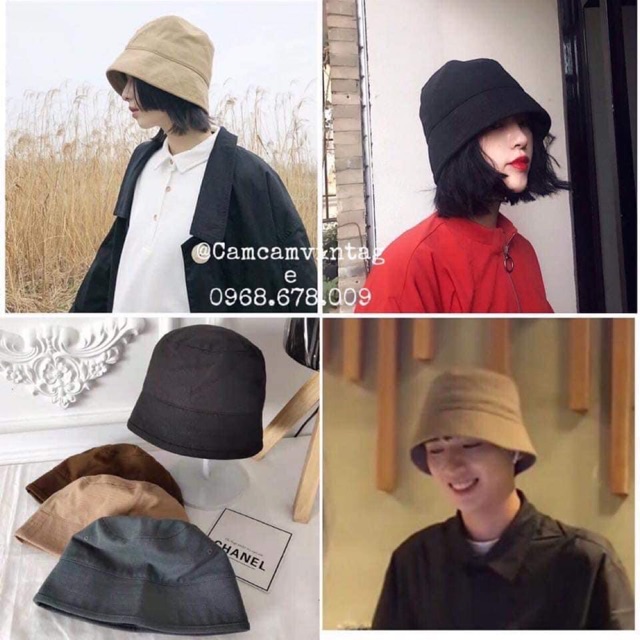 Mũ bucket cụp siêu hót
