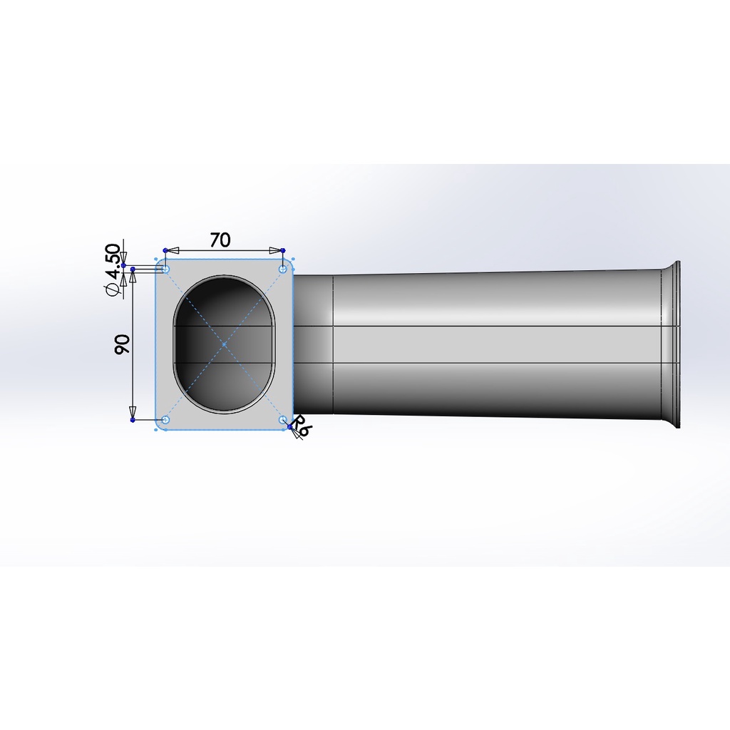 Ống thông hơi Marshall Woburn 3 in3d
