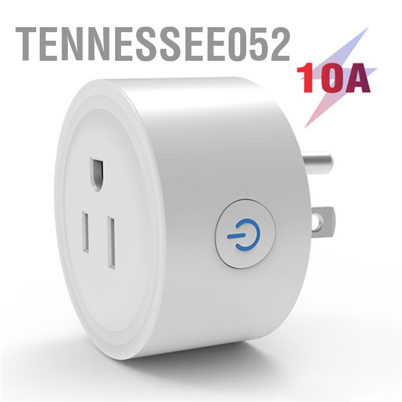 Tennessee052 Ổ cắm đo sáng thông minh Điều khiển bằng giọng nói từ xa Phích 10A Kết nối trực tiếp Wifi