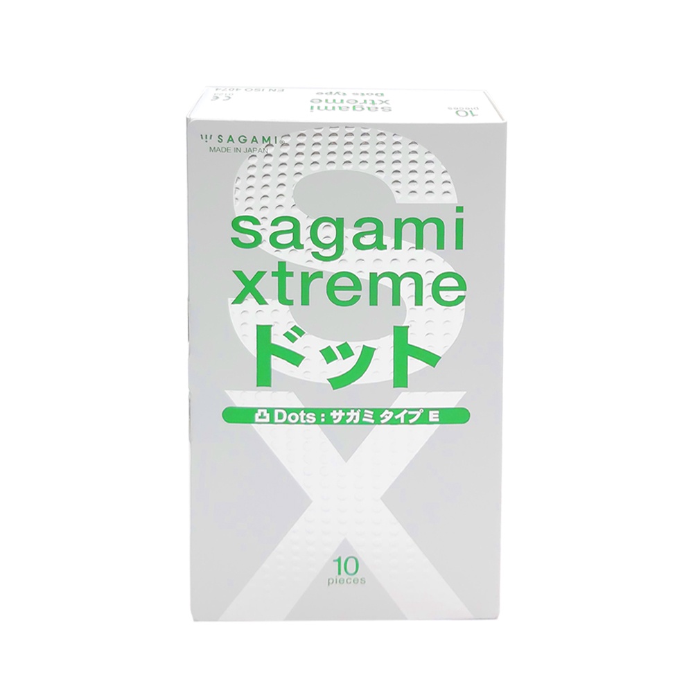 Bao cao su gân gai Sagami Extreme White Hộp 10 cái