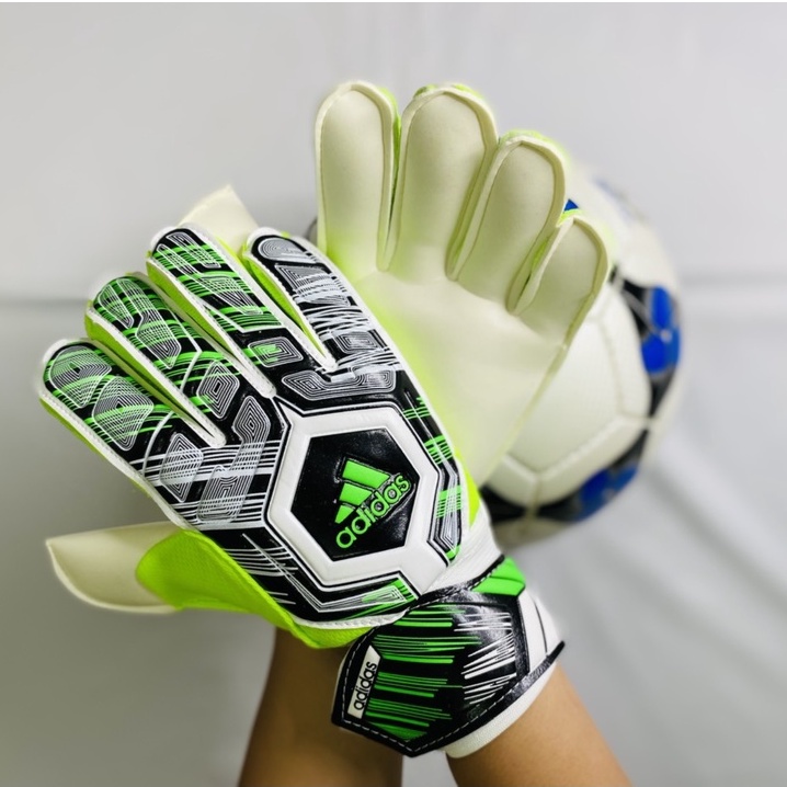 Găng Tay Thủ Môn, Găng Tay Bắt Bóng Adida TRẺ EM - NGƯỜI LỚN Có Xương Trợ Ngón  hàng đẹp chuẩn size