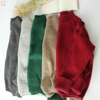 -Áo len tay lật cổ 3p.