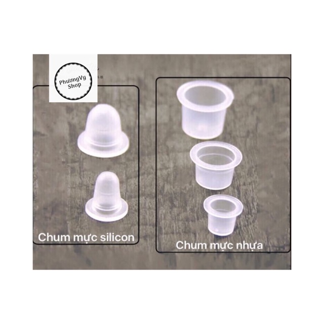 Chum silicon, chum nhựa đựng mực(~100 chiếc)