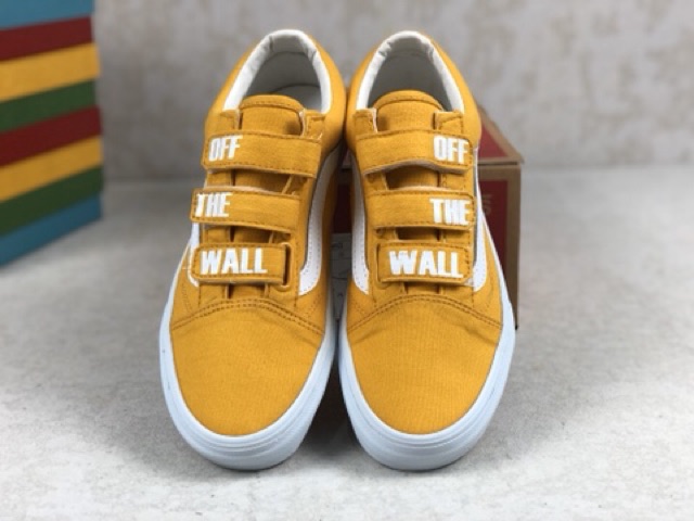 Giày Vans Oldskool Vellcro Off The Wall 100% Cao Cấp