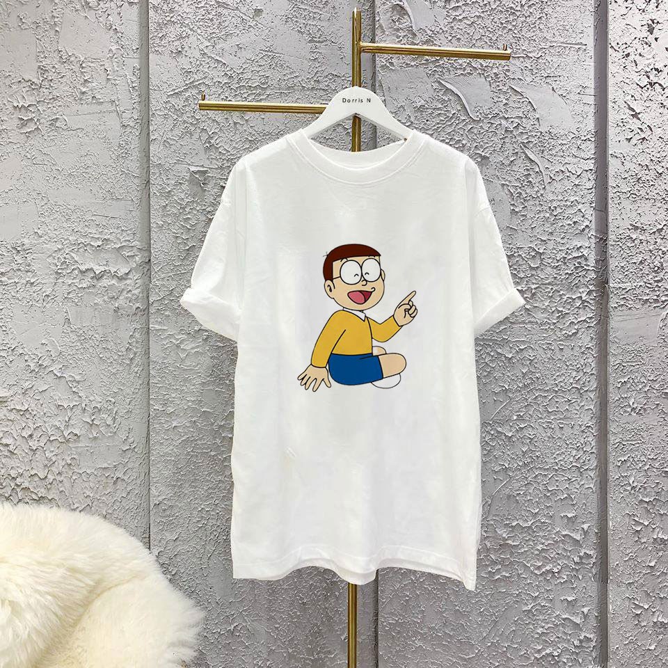 Áo Thun Phim Hoạt Hình Doraemon - Nobita ( Có Size Trẻ Em ) 6.10