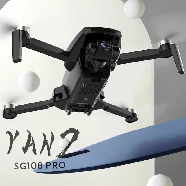 Flycam SG108 Pro GPS Máy Bay Camera 4K Chống Rung 2 Trục, Tầm Xa 1000M Bay 20 Phút, Động Cơ Không Chổi Than Mạnh Mẽ