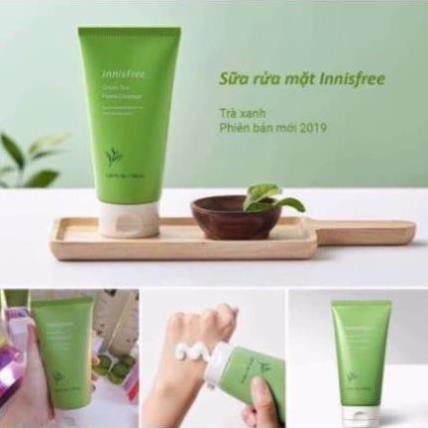 [Chuẩn auth 100%, đủ bill, đi air ✈️] Sữa rửa mặt inisfree green tea, sữa rửa mặt sạch bụi 150ml mã MP50 | BigBuy360 - bigbuy360.vn