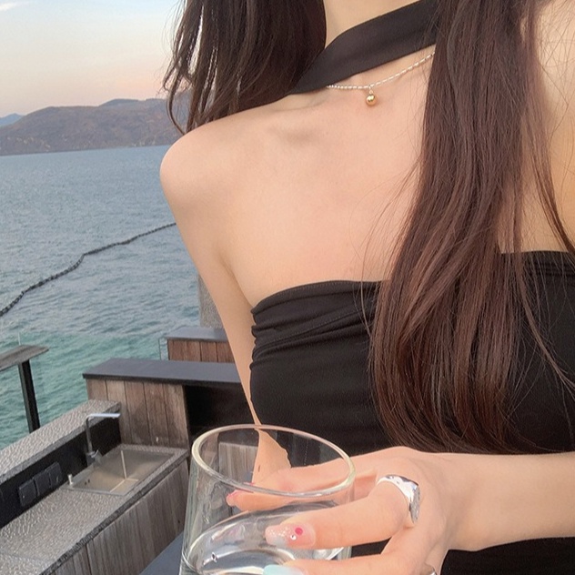 Áo Hai Dây Màu Trơn Thời Trang Mùa Hè Mới Gợi Cảm