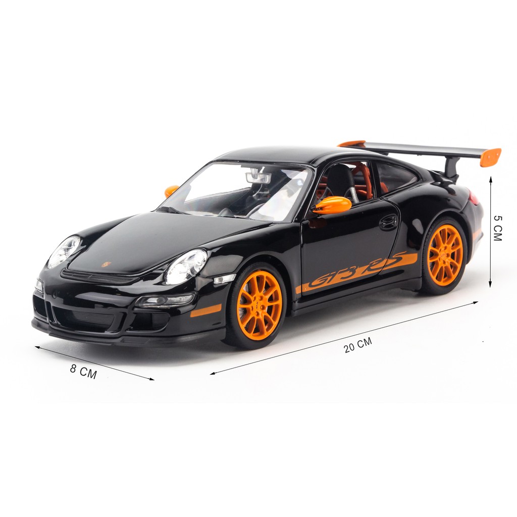 Mô hình xe Porsche 911 GT3 RS-997 2013 Black 1:24 Welly- 22495W