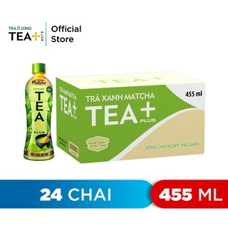 [Mã FMCGMALL -8% đơn 250K] [Mã SUNTORY09 giảm 15K đơn từ 149K] Thùng 24 Chai Trà Xanh Matcha Tea+ (455ml Chai) thumbnail