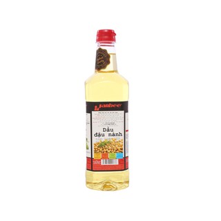 Dầu đậu nành tinh luyện Janbee chai 1 lít