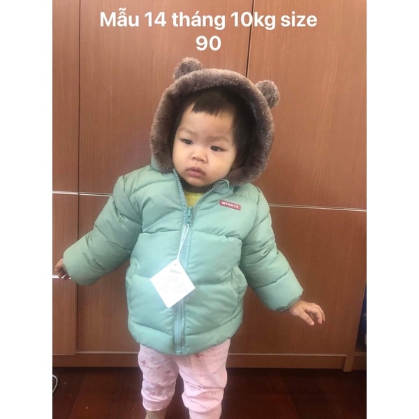 Áo phao tai gấu lót lông siêu dày hàng Quảng Châu cao cấp Hàng loại 1