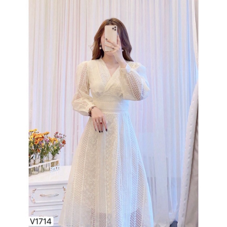 váy Xoè Ren Kem Công Chúa V1714 Chất Liệu Ren Nhật Cao Cấp, Váy Đầm Thiết Kế Chính Hãng Germeshop | BigBuy360 - bigbuy360.vn