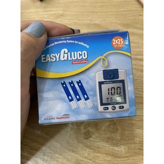 (giao nhanh30p) Que thử đường huyết Easy Gluco (25-50que) date xa