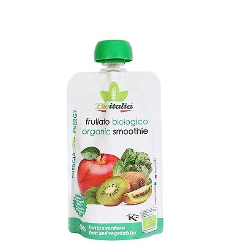 Sinh tố Táo, Kiwi Và Rau Bina Hữu Cơ Bioitalia (120g) - Organic Apple, Kiwi ...