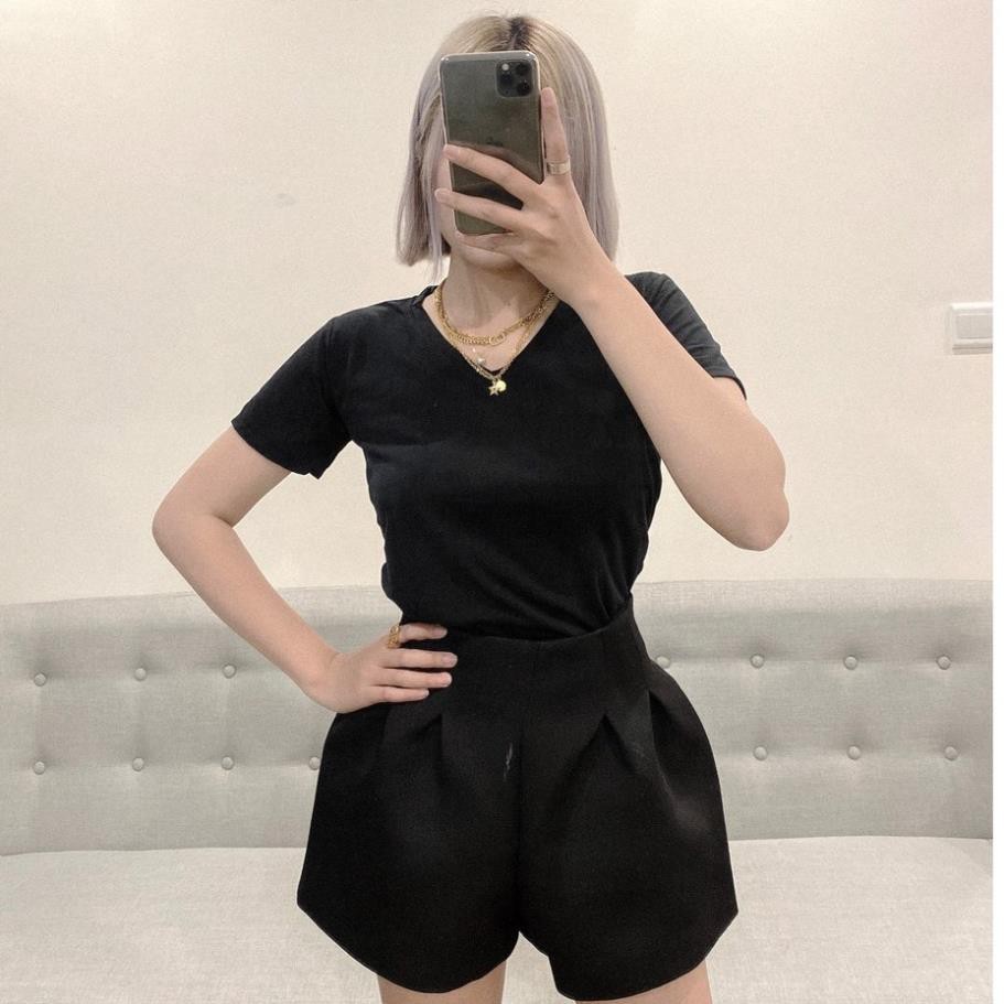 Áo Thun Nữ GAP Cổ Trái Tim Sành Điệu Hàng Chính Phẩm – Chất Áo Phông Nữ Cotton Dày Dặn, Mềm Mịn, Mặc Siêu Mát T99 ❤️ 😍