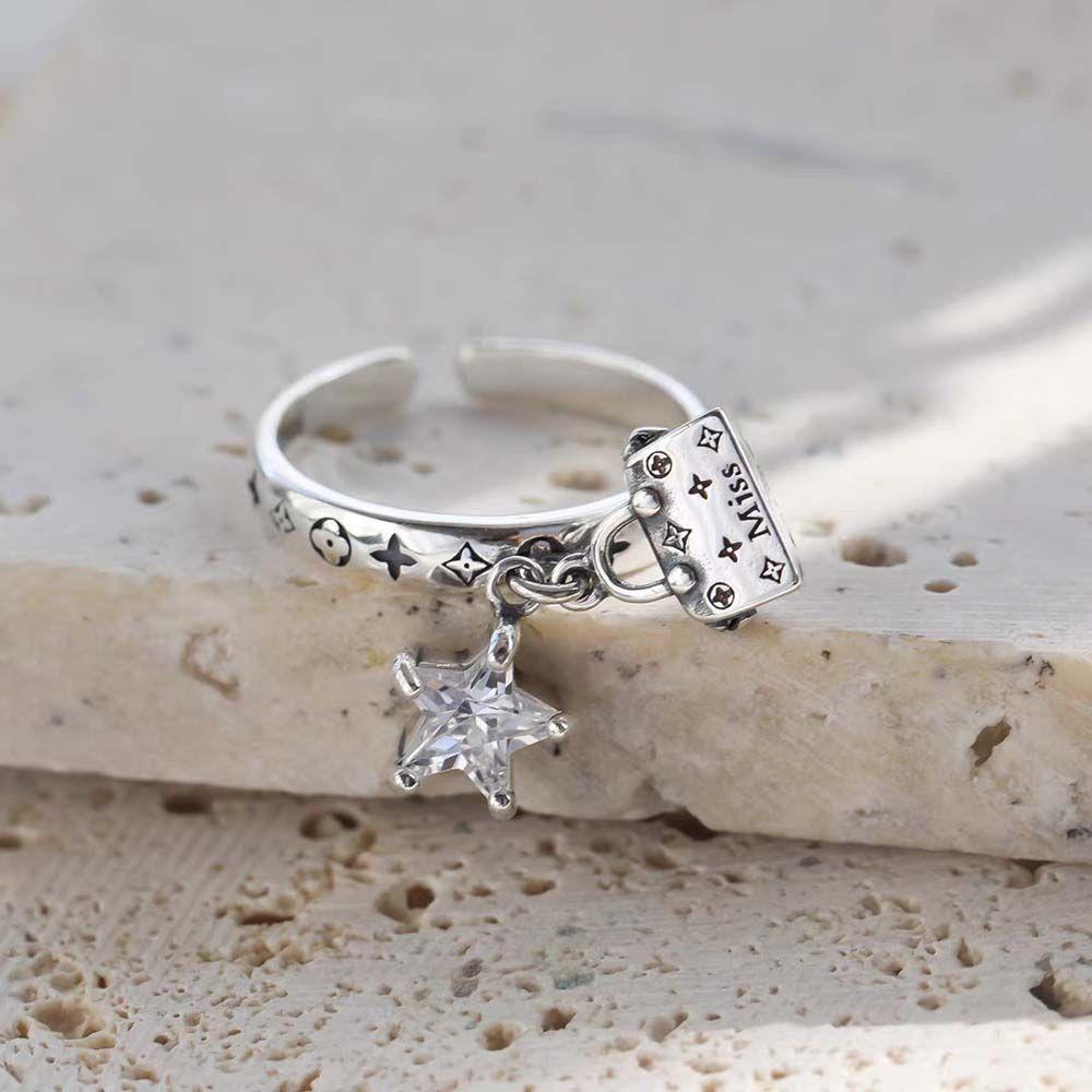 Nhẫn Hình Ngôi Sao Thời Trang|Phong Cách Hàn Quốc