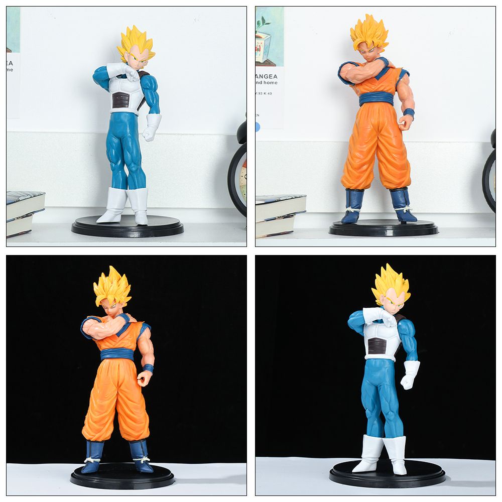 DIACHA Hand Made Goku Figure Wukong King Soul Dragon Ball Z Tetsuya Products Super Saiyan Black Super