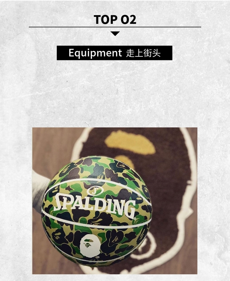 Quả Bóng Rổ Cỡ Số 7 BAPE SPALDING Phiên Bản Giới Hạn | BigBuy360 - bigbuy360.vn