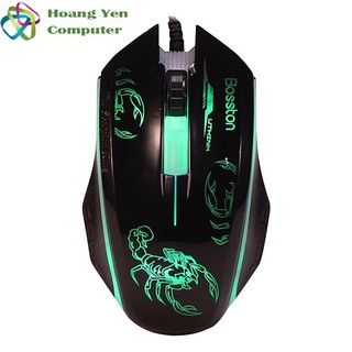 Chuột Có Dây Chuyên Game Bosston X7 Đèn Led Đa Màu - BH 1 năm (Mẫu NGẪU NHIÊN) - Hoàng Yến Computer