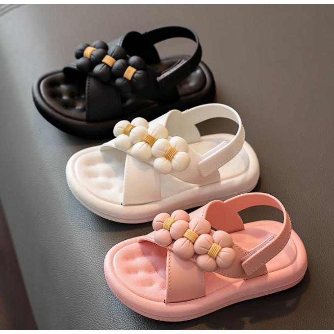 Xăng đan Hở Ngón Đính Hoa Thời Trang Cho Bé Gái