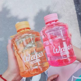 Bình đựng nước nhựa trong Water có quai cầm 650ml🍁FREESHIP🍁bình nước đi học, đi chơi, bình nước | BigBuy360 - bigbuy360.vn