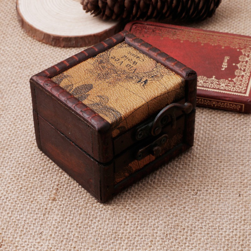 Hộp Gỗ Đựng Trang Sức Phong Cách Vintage