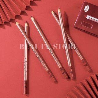 Bút Chì Kẻ Viền Môi Kèm Nắp Chuốt Mềm Mịn Tiện Lợi