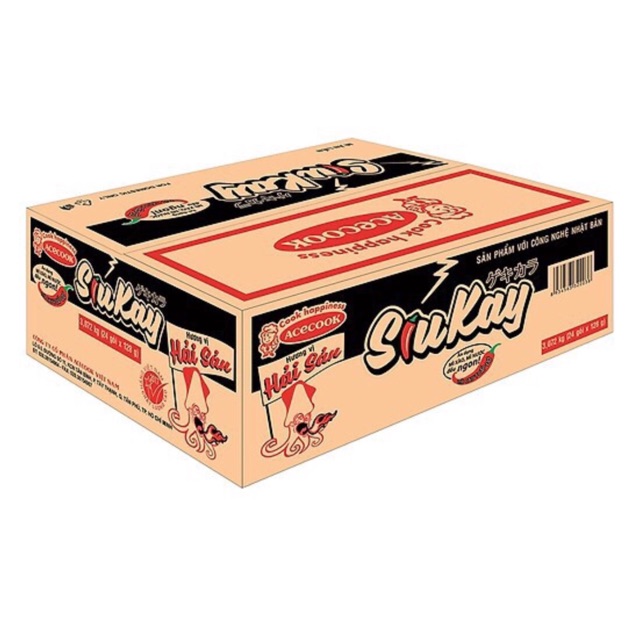 COMBO 5, COMBO 10 GÓI MÌ CAY SIUKAY ACECOOK - MÌ CAY 7 CẤP ĐỘ SIÊU HOT