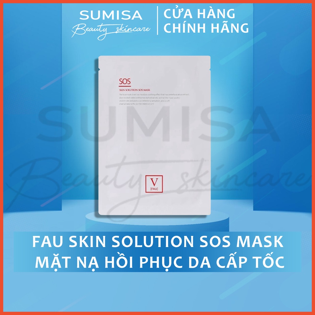 FAU Skin Solution SOS Mask - mặt nạ hồi phục da cấp tốc
