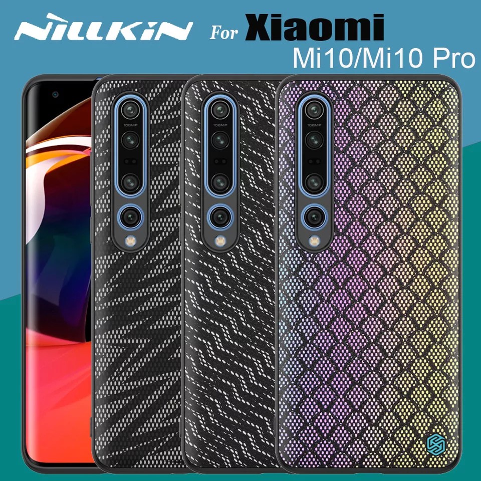 Ốp lưng phản quang đổi màu Xiaomi Mi 10 Pro mi10pro / Mi 10 mi10 chính hãng Nillkin Twinkle cấu tạo 5 lớp bảo vệ tối ưu