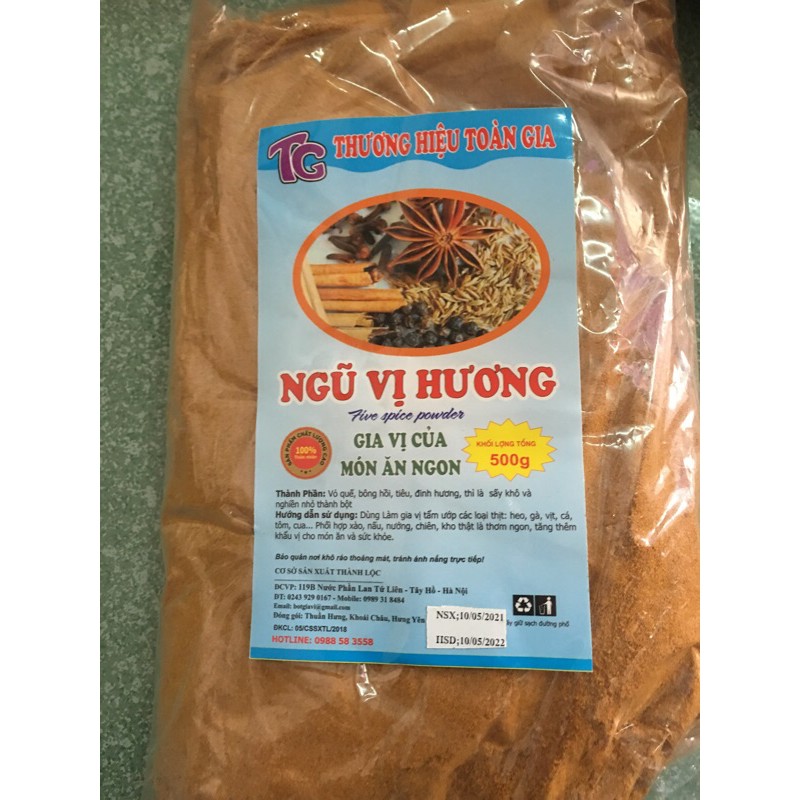 BỘT GIA VỊ NGŨ VỊ HƯƠNG GÓI 500G