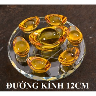Thất tinh trận đồ thỏi vàng (12cm) vật phẩm phong thủy: thu hút tài lộc, vượng khí, trừ tà cho gia chủ