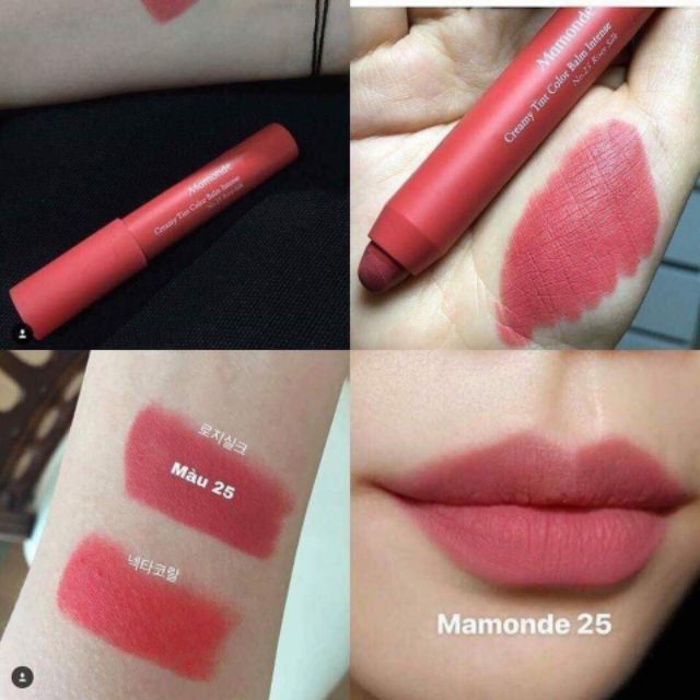 Son bút chì MAMONDE 25 màu của cánh hồng khô