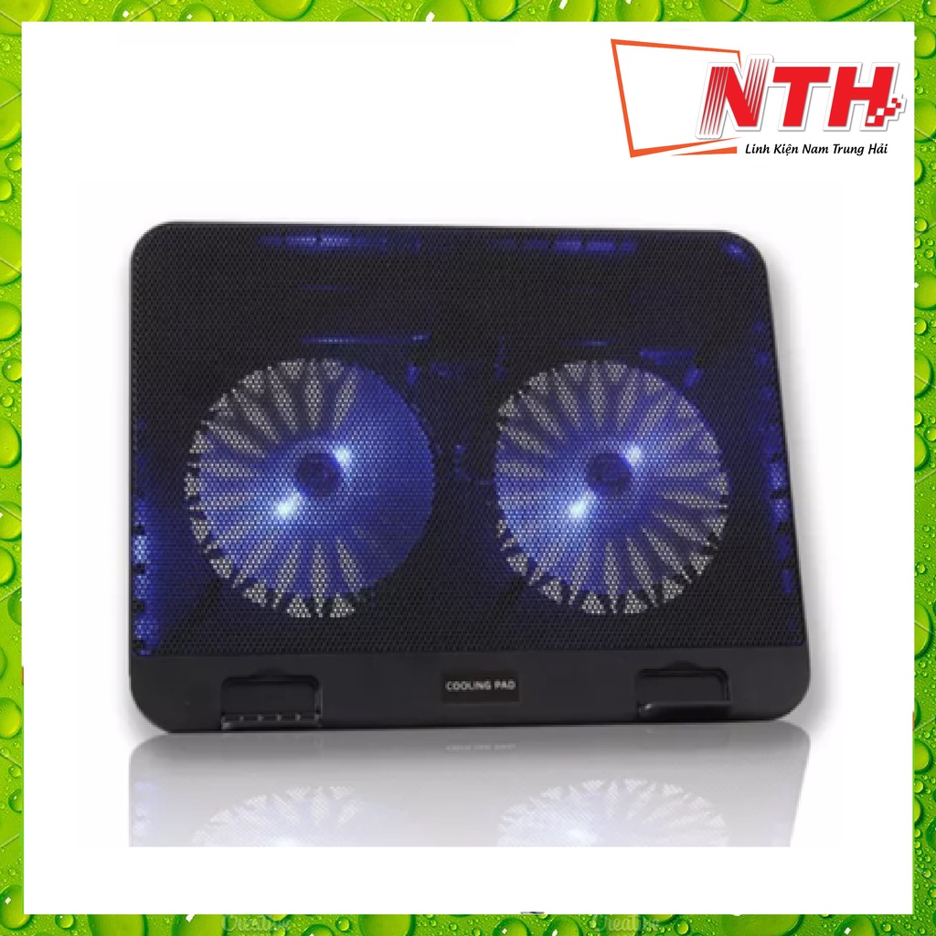 Đế tản nhiệt Laptop N66 (2 Fan)