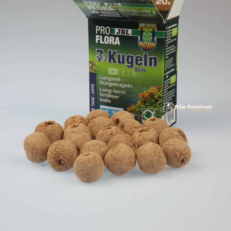 JBL PROFLORA 7+13 Balls | Phân Nhét Gốc JBL - Dùng Cho Bể Cá Thuỷ Sinh (Hộp 20 viên)