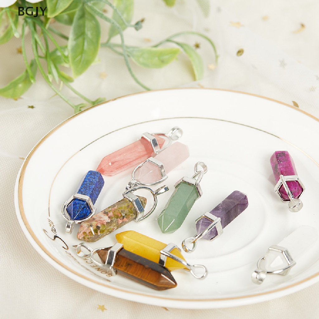 Vòng cổ Mặt Đá Thạch Anh Tự Nhiên Mới