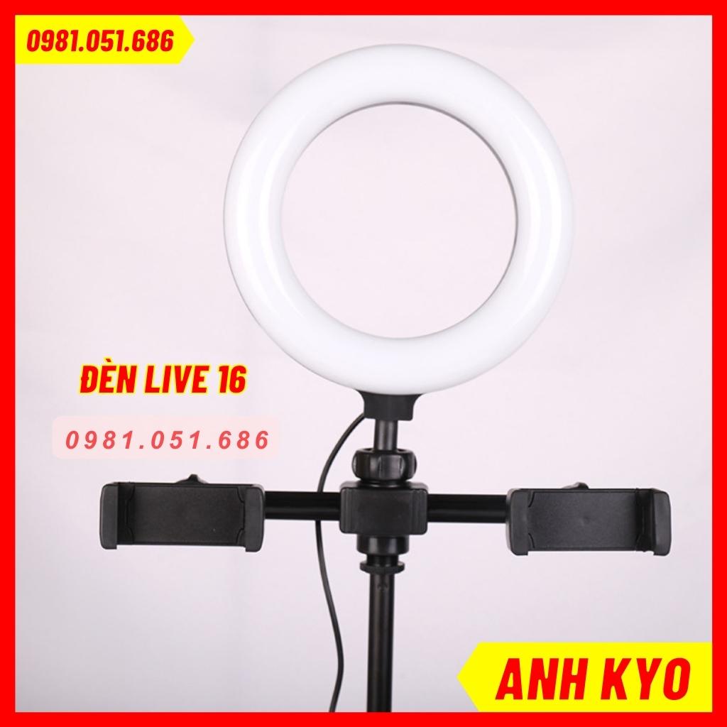 Đèn Livestream 3 Trong 1 Size 16cm Để Bàn Bán Hàng, Livestream, Học Online Siêu Chắc Chắn Và Tiện Lợi