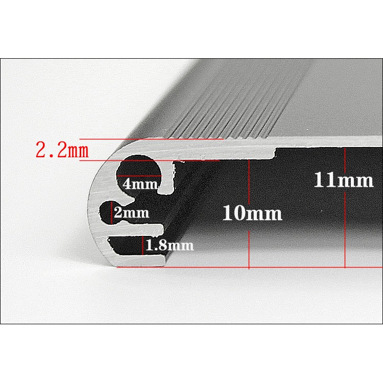 [Bộ] Máng W106 60-150cm Chế Đèn Thủy Sinh, Diy Đèn Led, Nhôm Nguyên Chất, Tặng Kèm Bịt Đầu, Mica Mờ | BigBuy360 - bigbuy360.vn