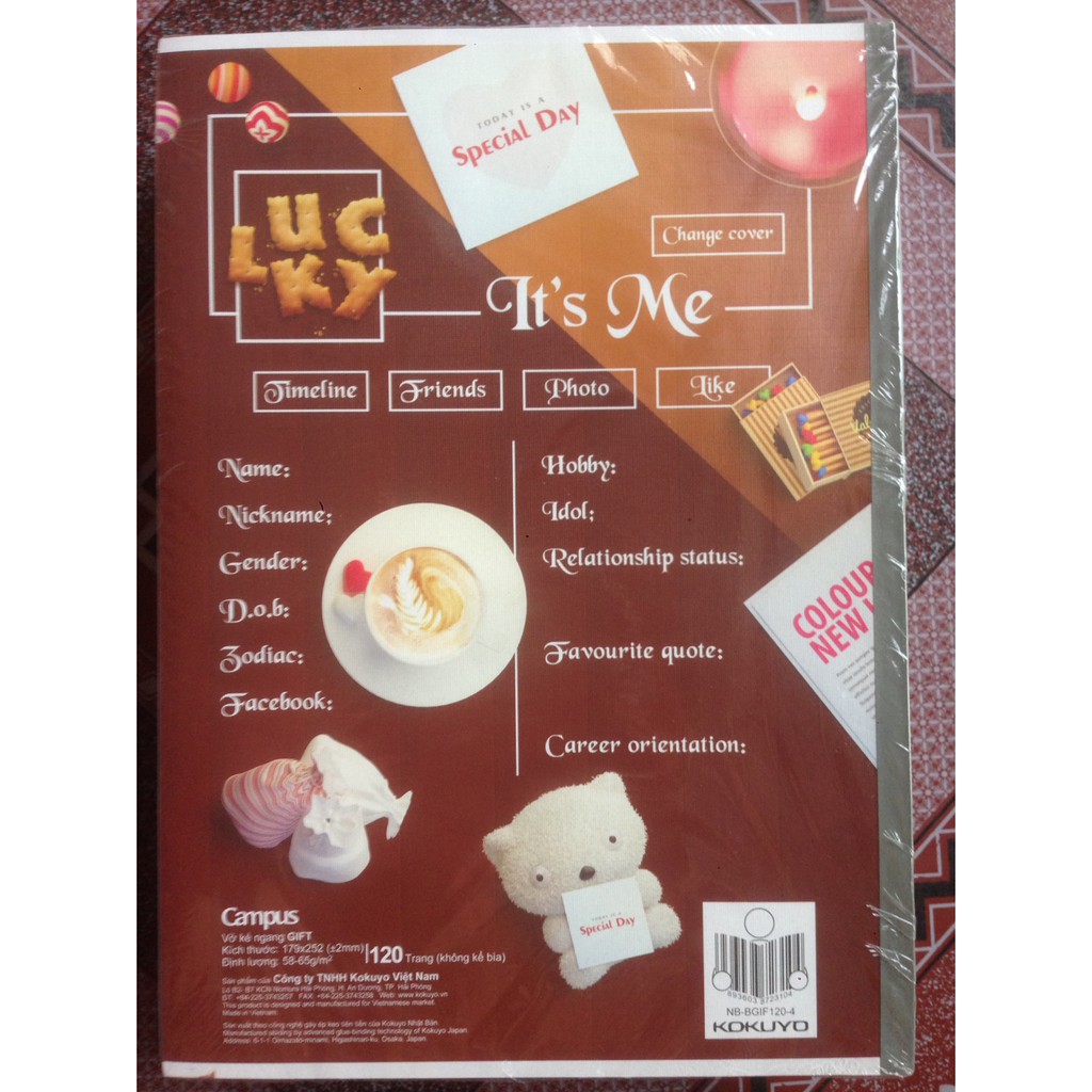 Vở kẻ ngang Campus GIFT 120 trang - 01 quyển BGIF120